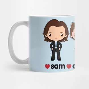 Love Sam, Dean & Castiel - Supernatural Mug